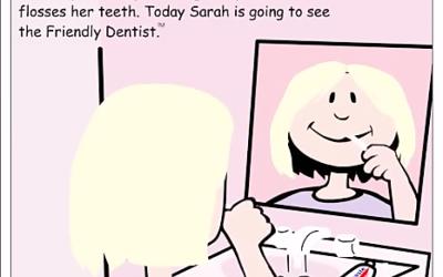 سارا به دندانپزشکی می رود